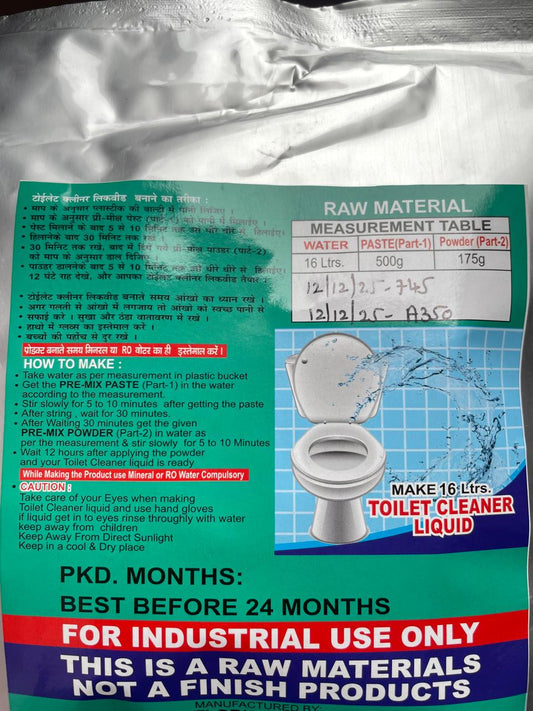 Premix Raw Material Toilet Cleaner Liquid – 5 Pieces Pack