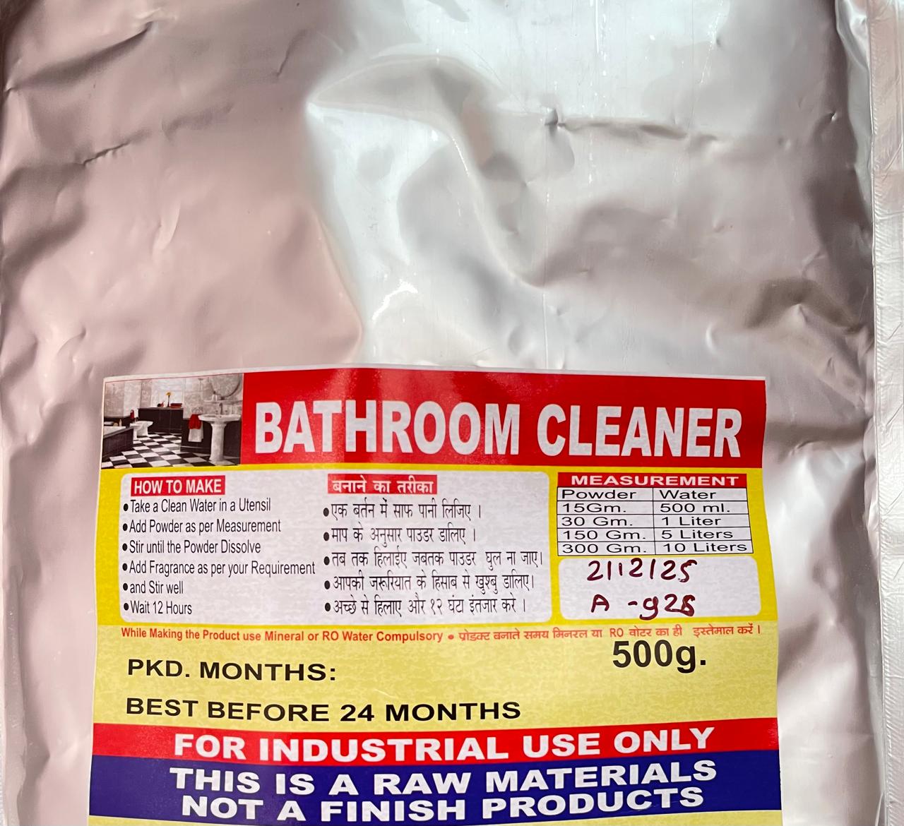 Premix Raw Material Bathroom Cleaner Liquid – 5 Pieces Pack