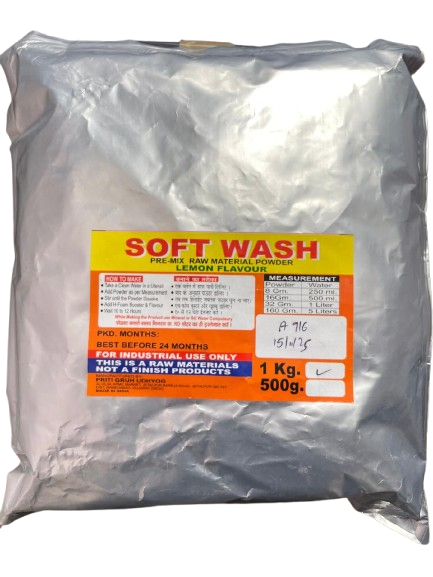 Premix Raw Material Powder Soft Wash Lemon Flavor – 5 Pieces Pack