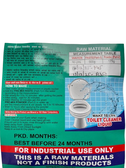 Premix Raw Material Toilet Cleaner Liquid – 5 Pieces Pack